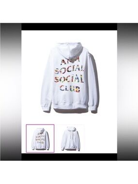 New Anti Social Social Club Flag
Hoodie
White Sz M